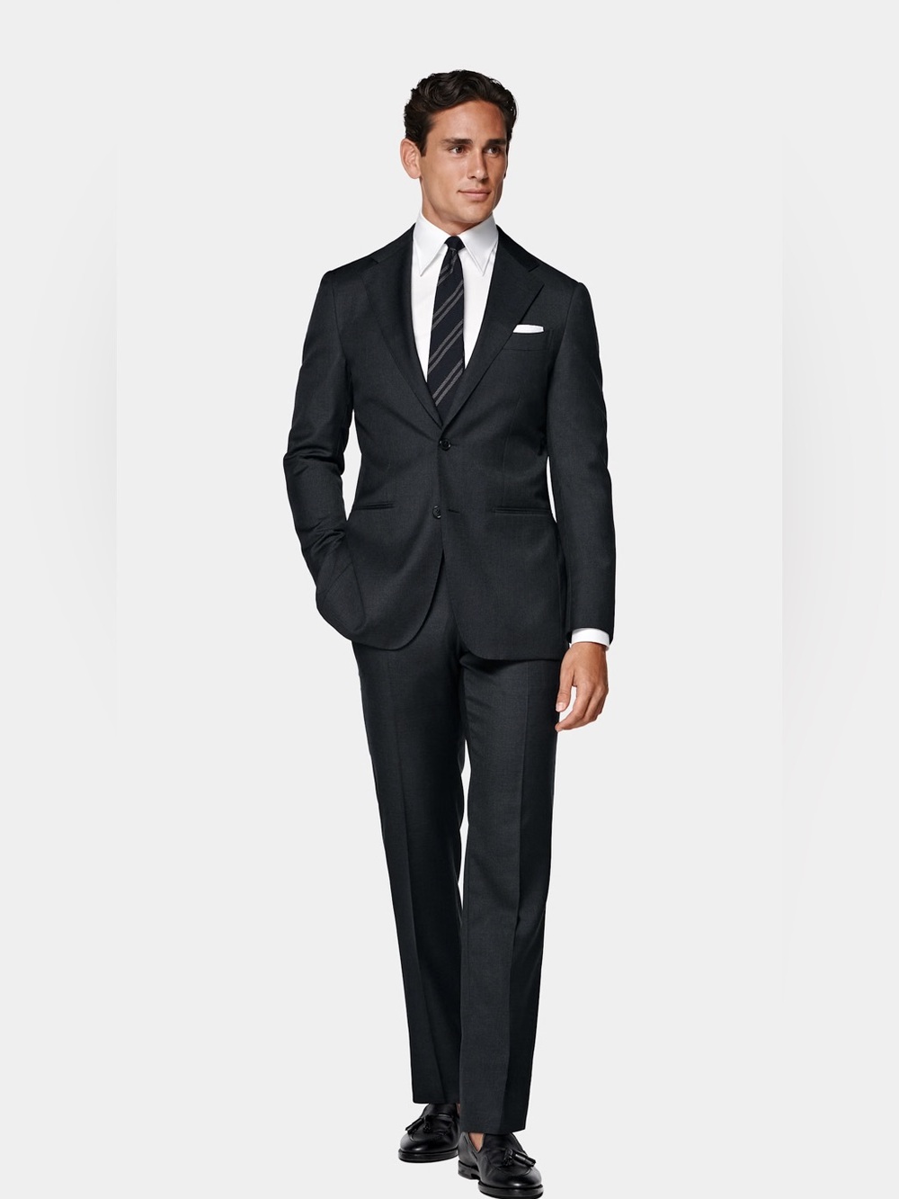 Suitsupply Tailored Fit Havana Suit Jacket and pants. Pure S110's Wool